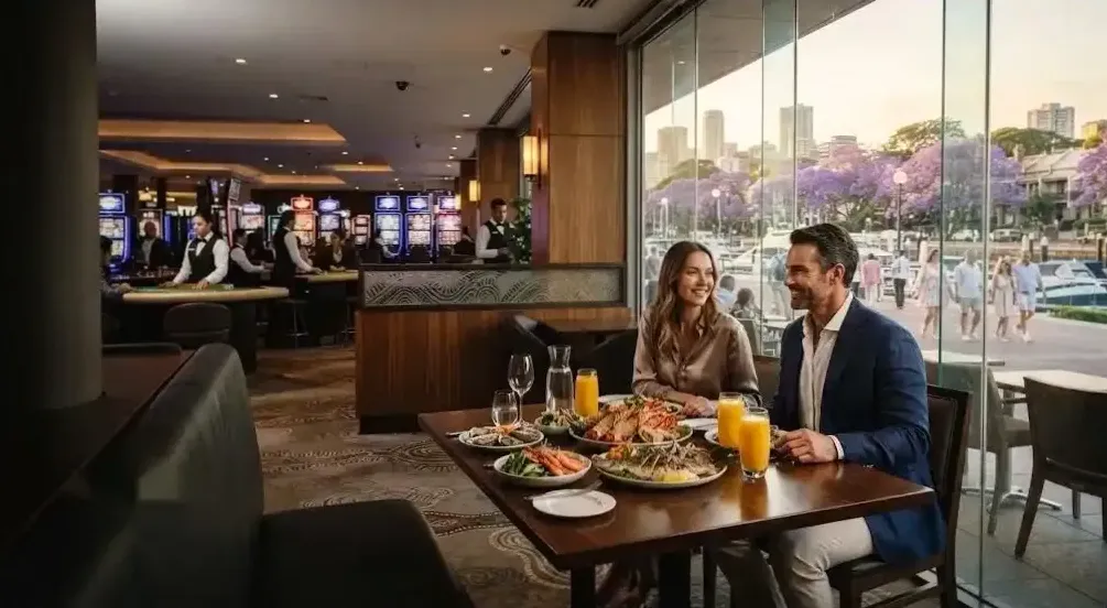 Poker chips at the table